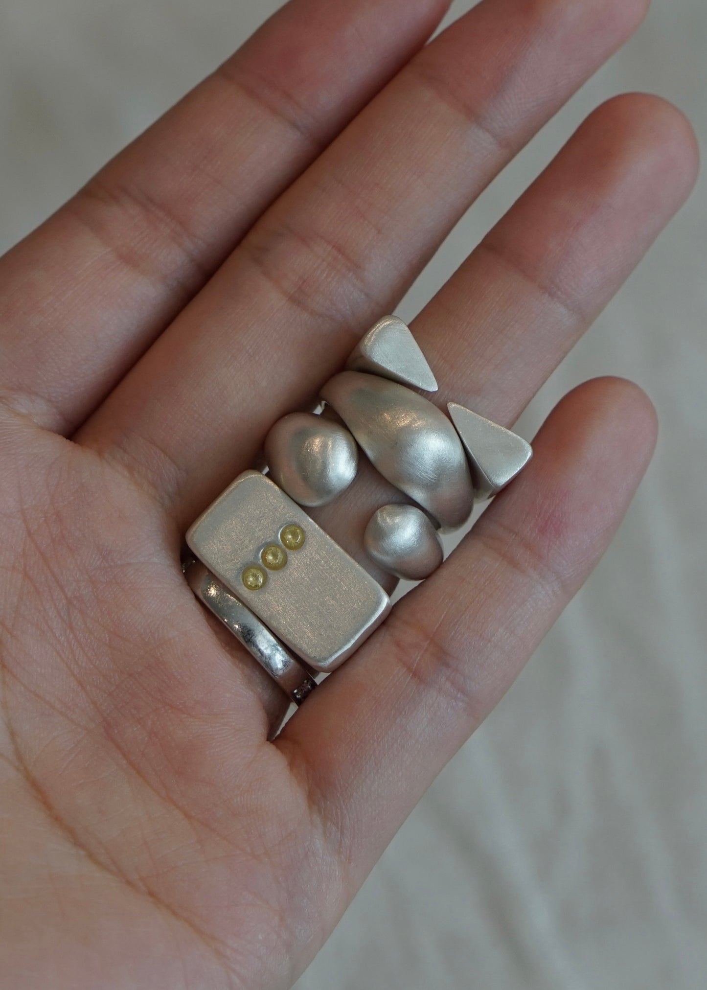 Solid Cube Ring