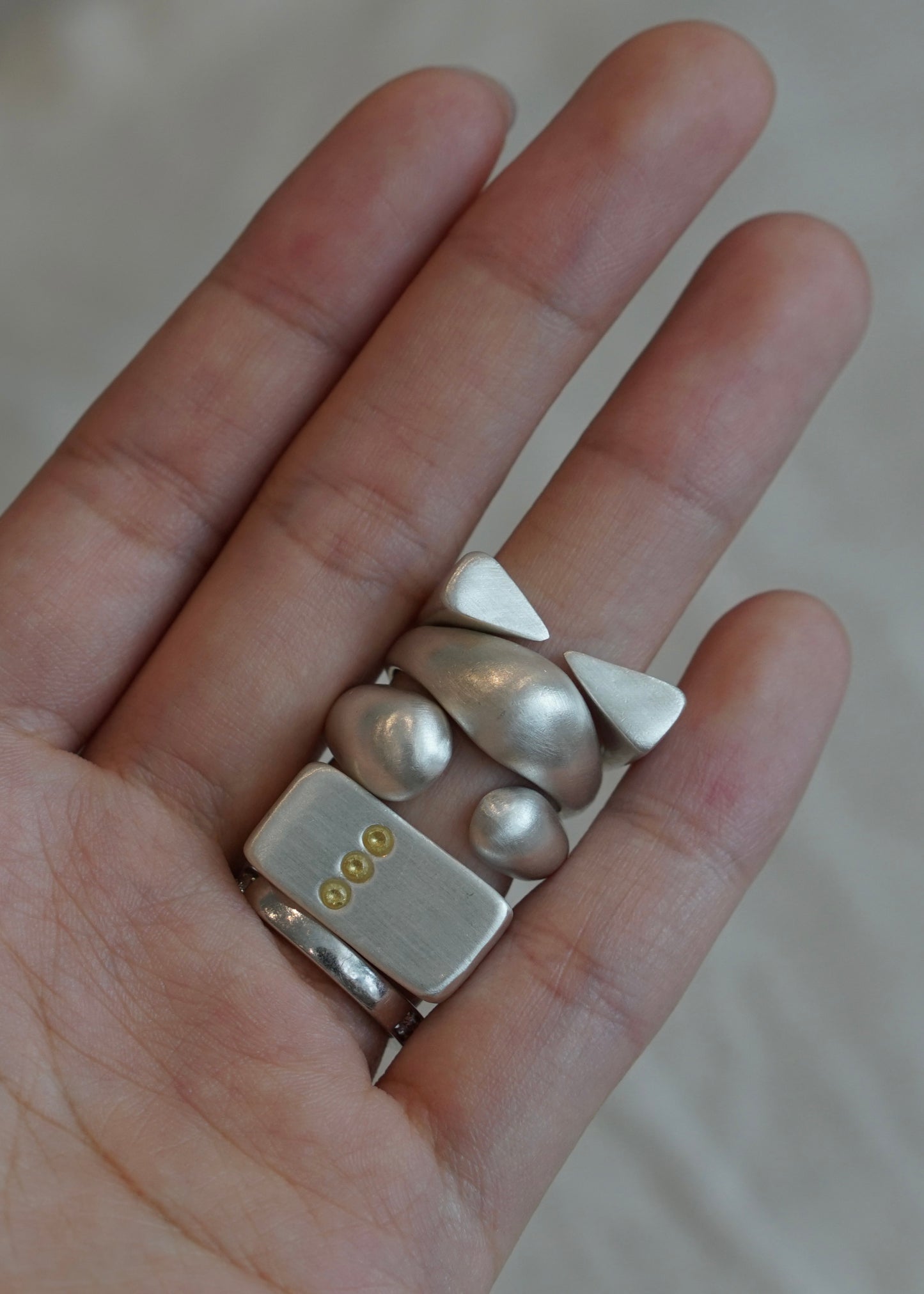 Twin Wedge Ring
