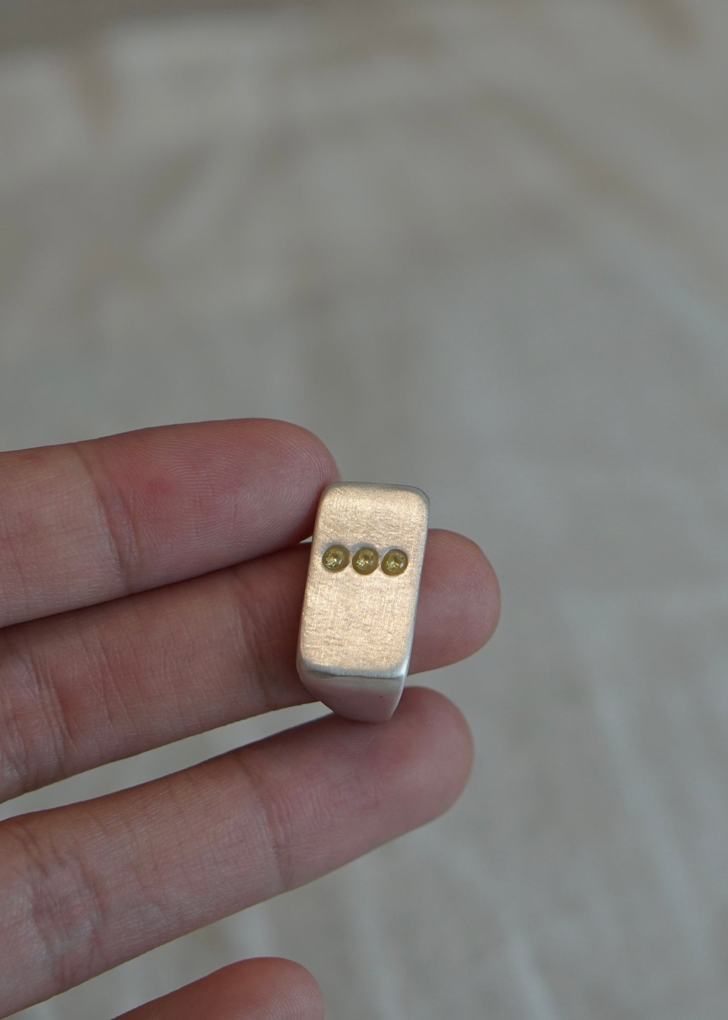 Solid Cube Ring
